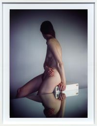 Female nude with mirror by Richard Learoyd contemporary artwork photography