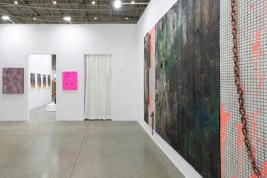 Installation view: from left to right, baanai and Keisuke Tada.