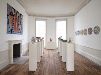 Exhibition view: Christabel MacGreevy and Rafaela de Ascanio, Sexing the Cherry, Tristan Hoare Gallery, London (24 March–28 April 2023). Courtesy Tristan Hoare Gallery.