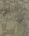 Le Marché by Camille Pissarro contemporary artwork 1
