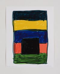 Dark Square by Sean Scully contemporary artwork painting