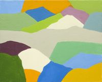 Untitled by Etel Adnan contemporary artwork painting