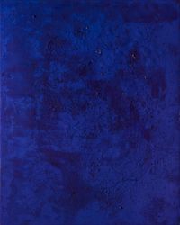 Bleu Monochrome (13 027 BM) by Philippe Pastor contemporary artwork painting, mixed media