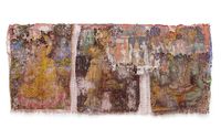 Mended Fences by Hema Shironi contemporary artwork photography, mixed media, textile
