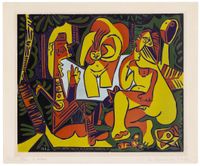 Le Déjeuner sur l'Herbe by Pablo Picasso contemporary artwork print
