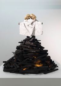 In Girum Imus Nocte Et Consumimur Igni by Glenn Kaino contemporary artwork installation