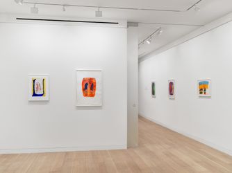 Exhibition view: Ron Gorchov, Watercolors 1968 – 1980, Cheim & Read, New York (29 September 2022–14 January 2023). Courtesy Cheim & Read. 