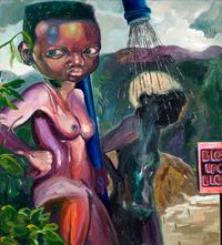Shower of Blessing III by Ndidi Emefiele contemporary artwork painting, works on paper, sculpture, photography, print