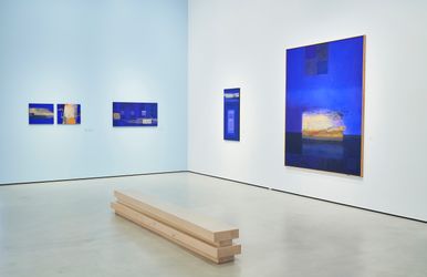 Exhibition view: Katsuyoshi Inokuma, Cerulean Blue, Whitestone Gallery, Taipei (28 November 2020–17 January 2021). Courtesy Whitestone Gallery.