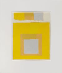 Study for Homage to the Square with color study by Josef Albers contemporary artwork painting