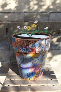 Street flower pot#3 by Takuro Tamura contemporary artwork works on paper, drawing