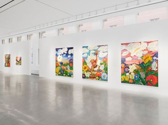 Exhibition view: Daniel Ginson, Big Sky, Almine Rech, Tribecca, New York (19 January–2 March 2024). Courtesy Almine Rech. Photo: Thomas Barratt.