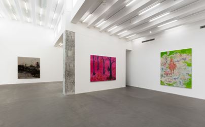 Exhibition view: Rebekka Steiger, 猫头鹰 – virages nocturnes, Galerie Urs Meile, Beijing (28 August–21 October 2018). Courtesy the artist and Galerie Urs Meile, Beijing-Lucerne.
