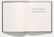 Sketchbook by Roger Brown contemporary artwork 1