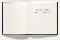 Sketchbook by Roger Brown contemporary artwork works on paper