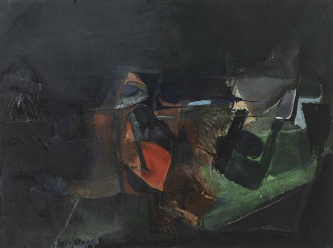 Paysage-nuit by Gisèle Van Lange contemporary artwork