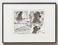 Die reine Notwendigkeit (Dégradé-Bear. Zombie-Theory) (Jungle book) by David Claerbout contemporary artwork painting, works on paper, drawing