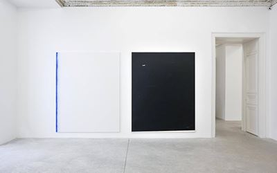 David Ostrowski, Das Goldene Scheiss, 2014, Exhibition view at Almine Rech Gallery, Paris. Courtesy the Artist and Almine Rech Gallery. © David Ostrowski.
