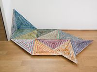 untitled(triangle) by Eimei Kaneyama contemporary artwork works on paper, drawing