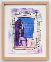 Untitled by Carroll Dunham contemporary artwork painting, works on paper, drawing