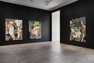 Exhibition view: Latifa Echakhch, Night Time, Pace Gallery, London (25 March–4 May 2022). Courtesy Pace Gallery. Photo: Damian Griffiths 