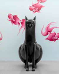 Large Cat by Nicolas Party contemporary artwork sculpture