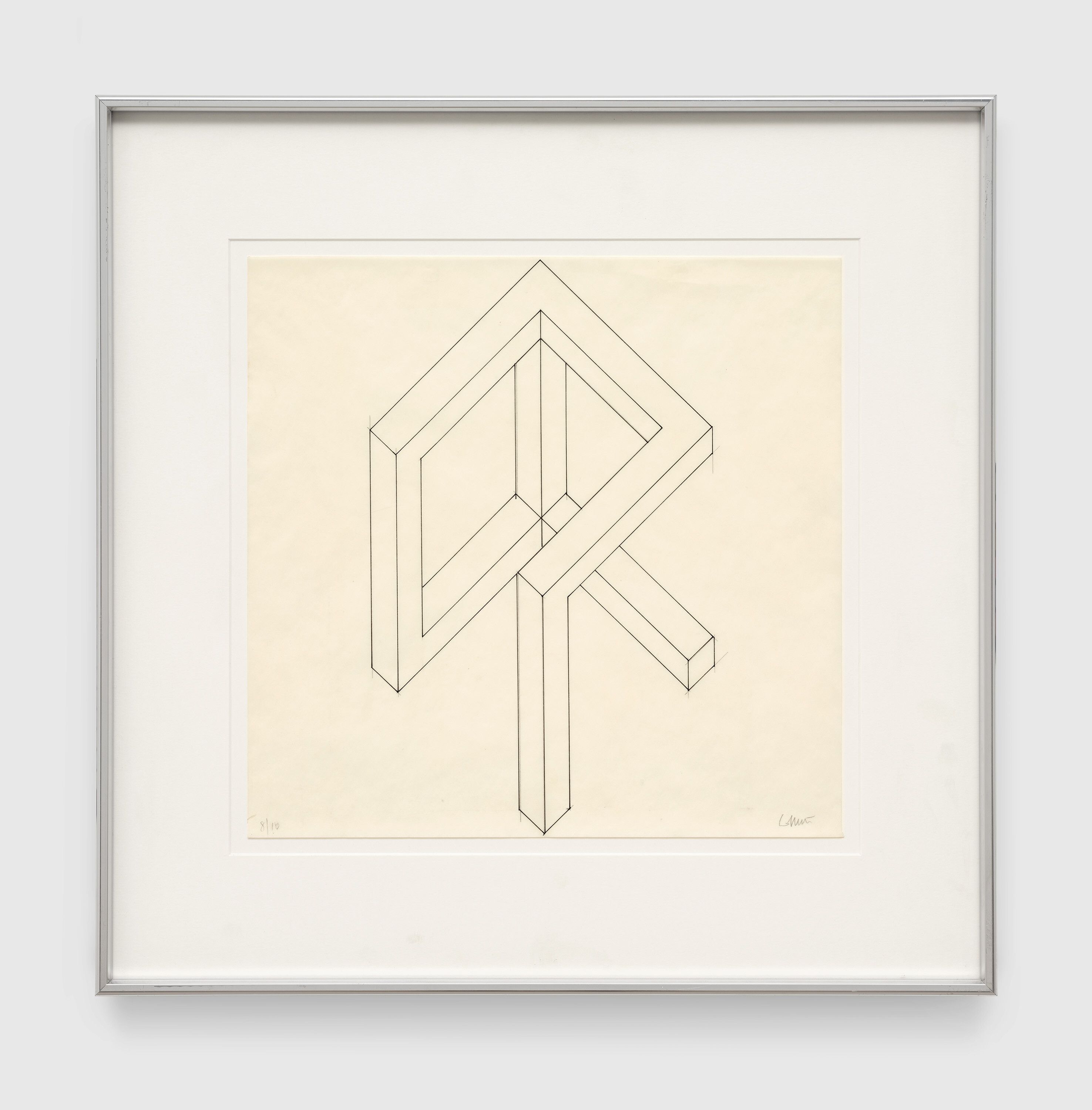 Incomplete Open Cube, 1974 by Sol Lewitt | Ocula