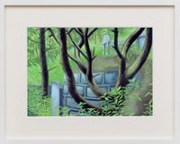 Cemetery Mountain by Gao Yuan contemporary artwork painting, works on paper