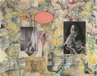 Mingus in Mexico by David Salle contemporary artwork painting