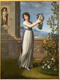 Josephine Bonaparte Crowning a Myrtle Tree by Andrea Appiani contemporary artwork painting