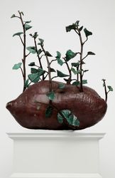Veronica Ryan, Sweet Potatoes and Yams are Not the Same (2024). Photo: James O Jenkins.Image from:Shortlist Announced for Trafalgar Square's Fourth PlinthRead NewsFollow ArtistEnquire