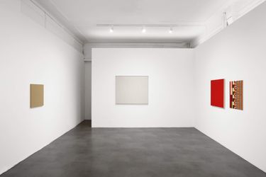 Exhibition view: Group Exhibition, Abstraction/Reaction: Works from the collection of Arnaud Dubois, Mimmo Scognamiglio Artecontemporanea, Milan (15 September–15 October 2021). Courtesy Mimmo Scognamiglio Artecontemporanea.