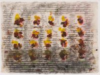 Ode to Monet #6 by Jack Whitten contemporary artwork painting, works on paper, drawing