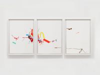 Floating Weeds (FW-S24-2) by Jill Baroff contemporary artwork painting, works on paper