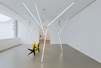 Our love like flowers, the rain, the sea, and thehours by Martin Boyce contemporary artwork sculpture, installation