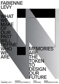 Statement Poster – “What We Make of Our Past Will Define Who We Are, Memories Are the Token to Design Our Future” by Jorge Conde contemporary artwork print