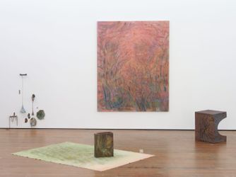 Exhibition view: Seraphine Pick + Jaime Jenkins, Coloured Mud, Michael Lett, Auckland (14 J uly–14 August 2021). Courtesy Michael Lett.