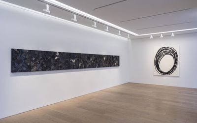 Exhibition view: Lee Bae, The Sublime Charcoal Light, Perrotin, Tokyo (3 July–29 August 2020). Courtesy the Artist and Perrotin.