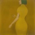 Lady in Yellow dress by RALA CHOI contemporary artwork 2