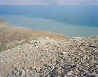 Dead Sea from Judean Desert, West Bank by Stephen Shore contemporary artwork photography