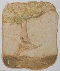 Portrait of a Mango Tree by Siji Krishnan contemporary artwork works on paper