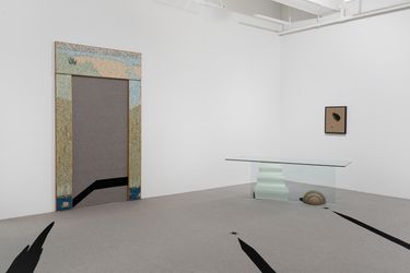 Exhibition view: Group Exhibition, House for the Inhabitant Who Refused to Participate, Tina Kim Gallery, New York (16 December 2022–21 January 2023). Courtesy Tina Kim Gallery. Photo: Hyunjung Rhee.