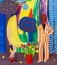 Tulips by Jannis Varelas contemporary artwork painting