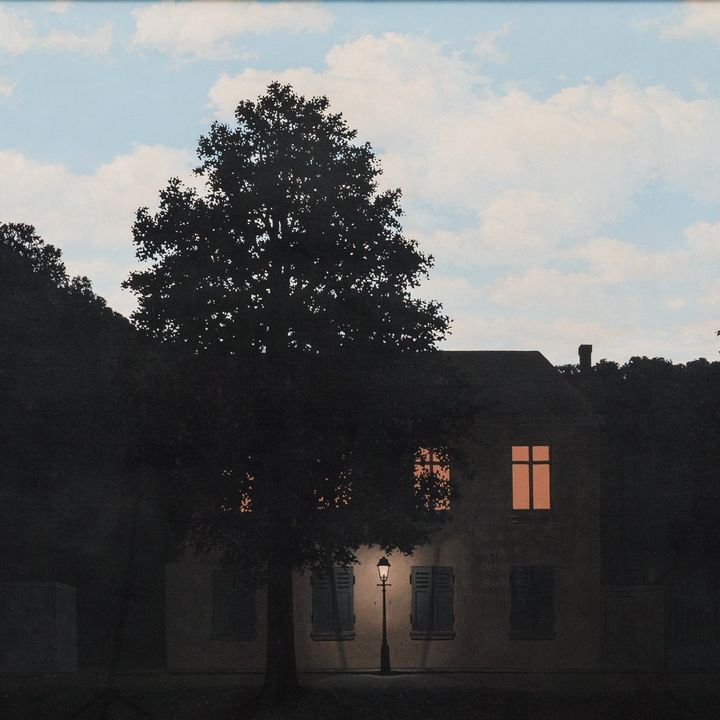 quot;L'Empire des Lumieres" by Rene Magritte, 1954, Musee' Mag