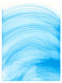 Untitled (Wasserzeichnung / Water drawing) by Heidi Bucher contemporary artwork works on paper