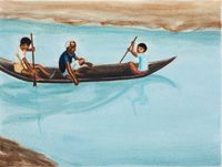 Boat by Matthew Krishanu contemporary artwork painting