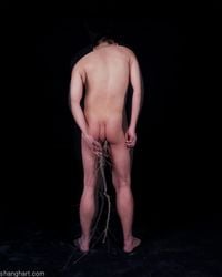 In Fact Miss Huang Raped and Kidnapped Him, Brought Him Back to His Childhood Before the Desk at Front Row, Spat at Him In Front of the Platform, and Stuck Branches in His Asshole by Chen Xiaoyun contemporary artwork photography