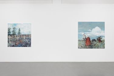Exhibition view: Sabine Moritz, Harvest, Pilar Corrias, London (20 November 2015–18 February 2016). © Sabine Moritz. Courtesy the Artist and Pilar Corrias. Photo: Damian Griffiths.