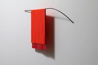 Pyrrole Orange by Helen Calder contemporary artwork painting, sculpture