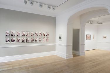 Installation view: Alexis Hunter, 10 seconds, Richard Saltoun Gallery, London (6 February–30 March). Courtesy Richard Saltoun Gallery.